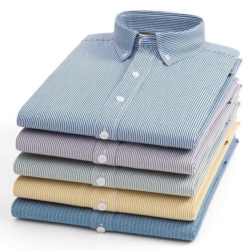 Fashionable and high-quality 100% pure cotton casual long sleeved mens slim fit shirt formal pure cotton plain weave hunting dog top pink dress X25032