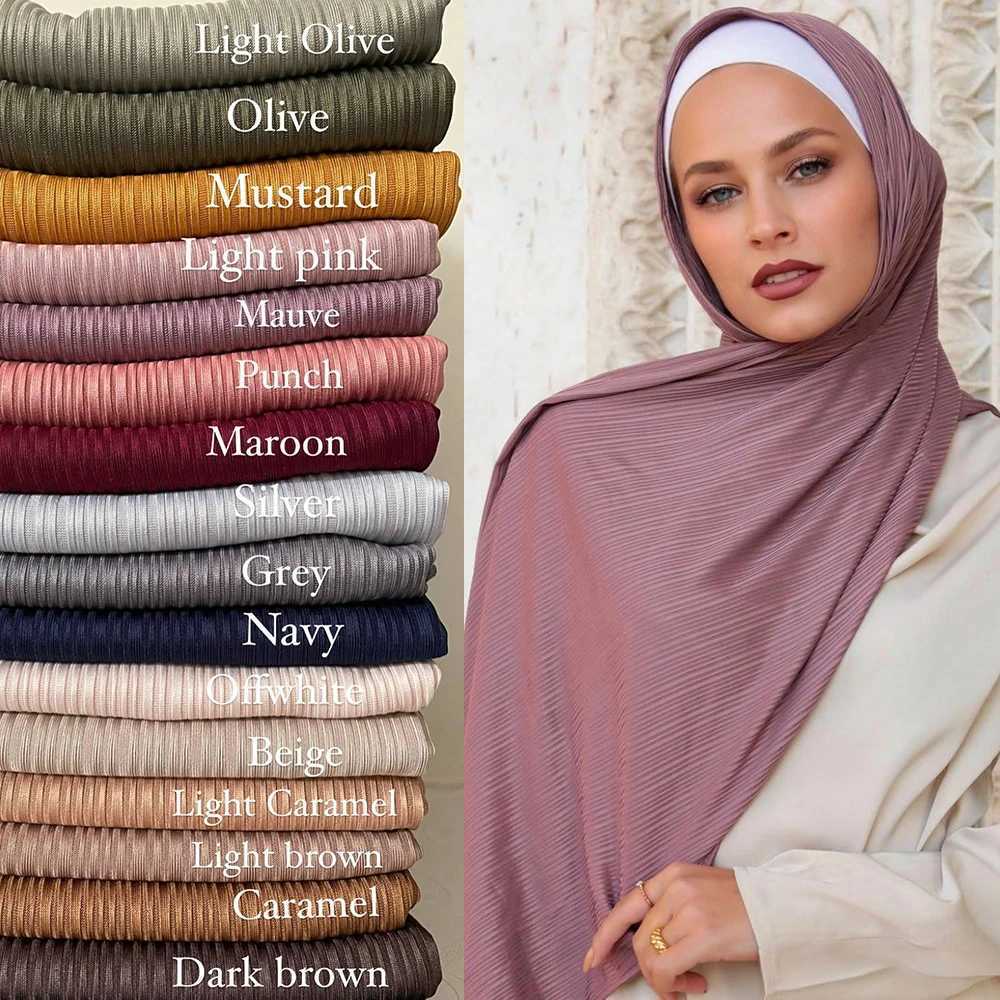 Cotton headscarf knitted scarf Muslim headscarf shawl plain scarf Sjaal Hoofddoek Ramadan X250324