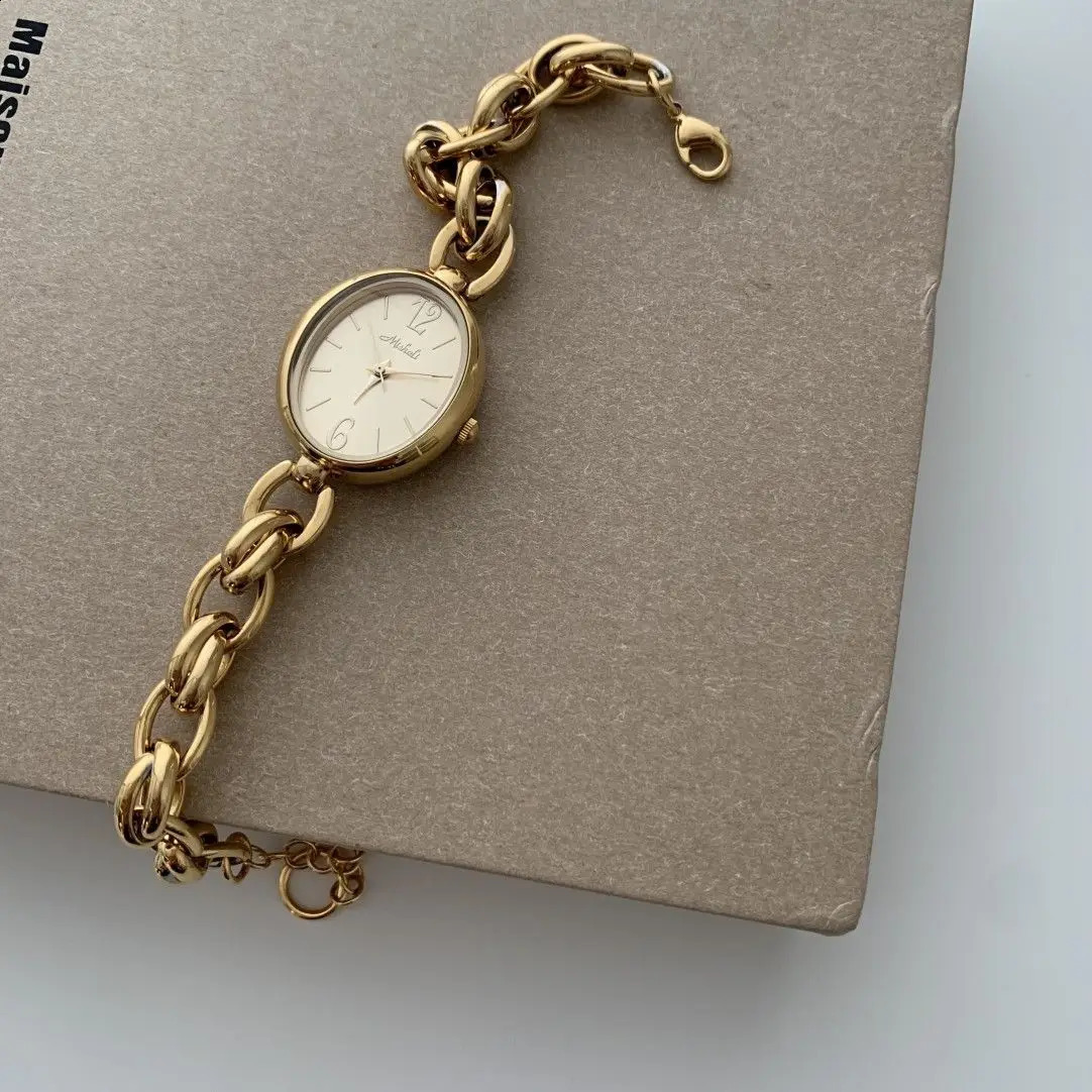 woven bracelet watch ladies small gold watch amazing ity retro womens chain watch fashionable and personalized 250319
