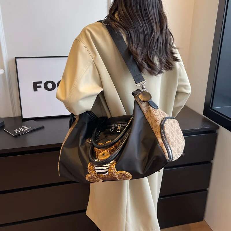 Designer Large Capacity Nylon Waterproof Women's Handbag Travel Bag Bolsos Sac De E Femme Mochilas Mujer