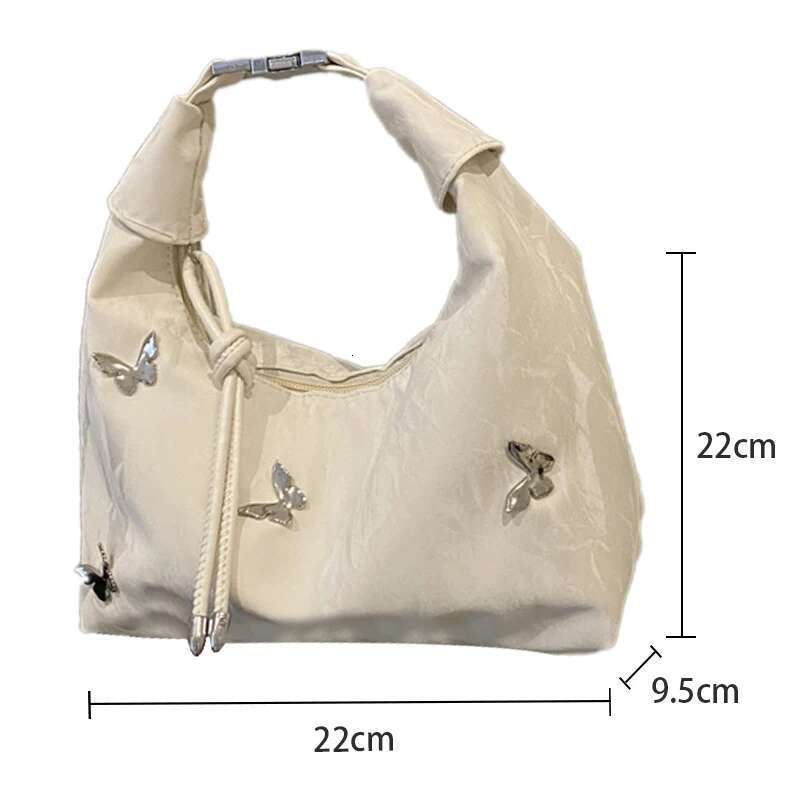 2025 new women's butterfly girl Korean style niche high-end cross body full shoulder designer fashionable women's bag sweet and cool girl st