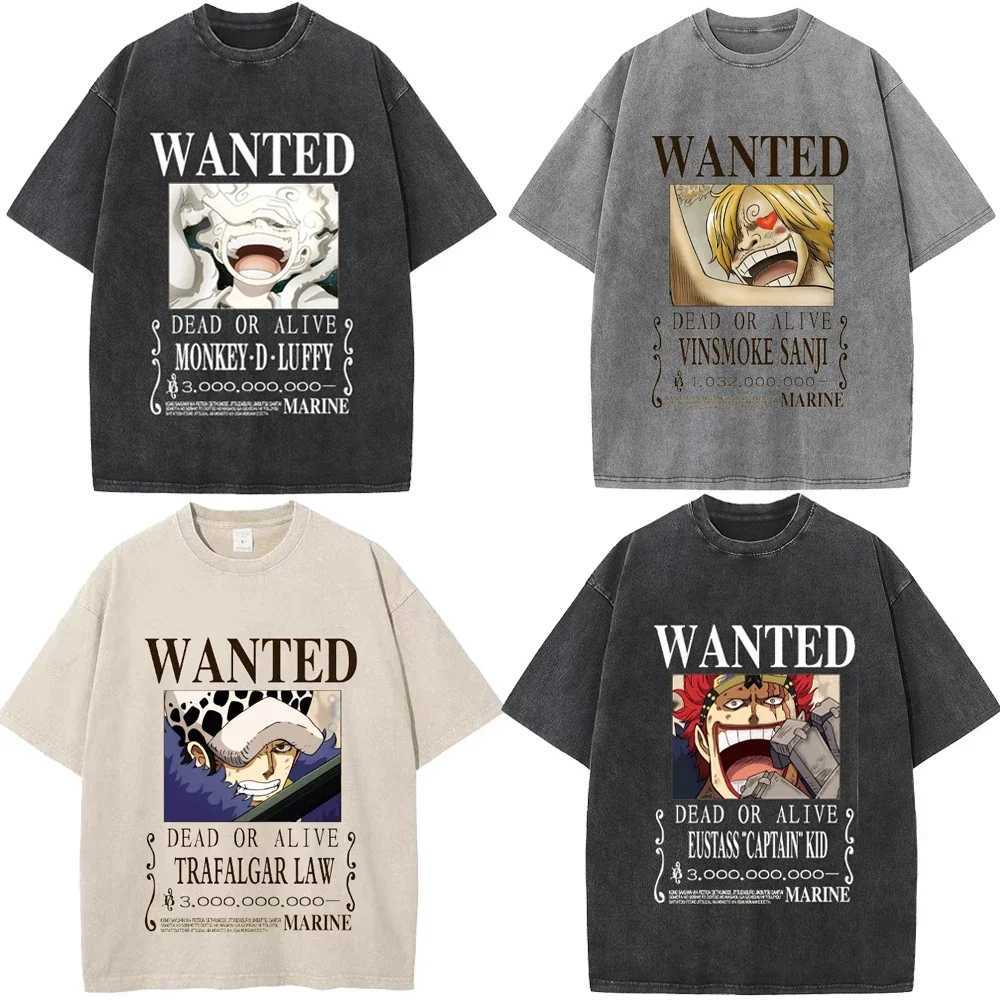 One piece Nika Monkey D. Luffy Law Sanji Tony Chopper Euststas Roronoa Zoro Brook animated short film Sle mens T-shirt X250324