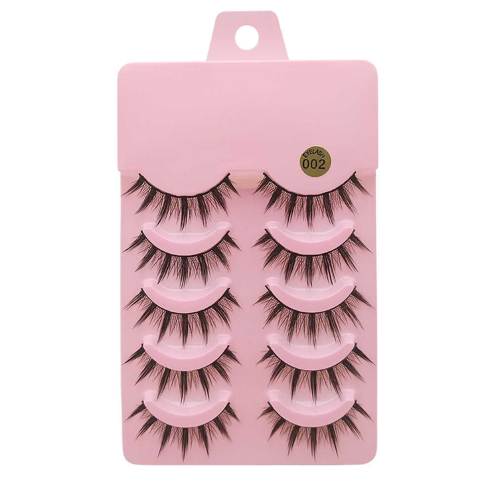 Comic Eye COS Thick Devil False Eyelash Fairy Hairy Girl Natural Simulation Thick Curly Hard Stem Eyelash W250324