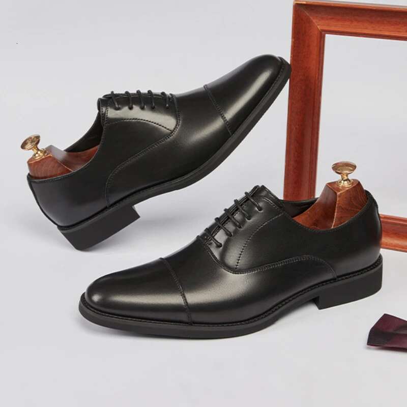 High Quality Genuine Leather designer Oxford Male Business Office Brogue Dress Shoes for Men Wedding Shoe