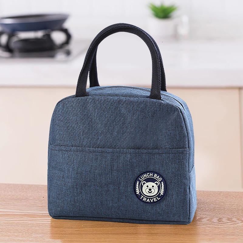 2025S Fashion Designer Handheld Insulated Storage Bag Ice Pack Lunch Box Bag For Work And School
