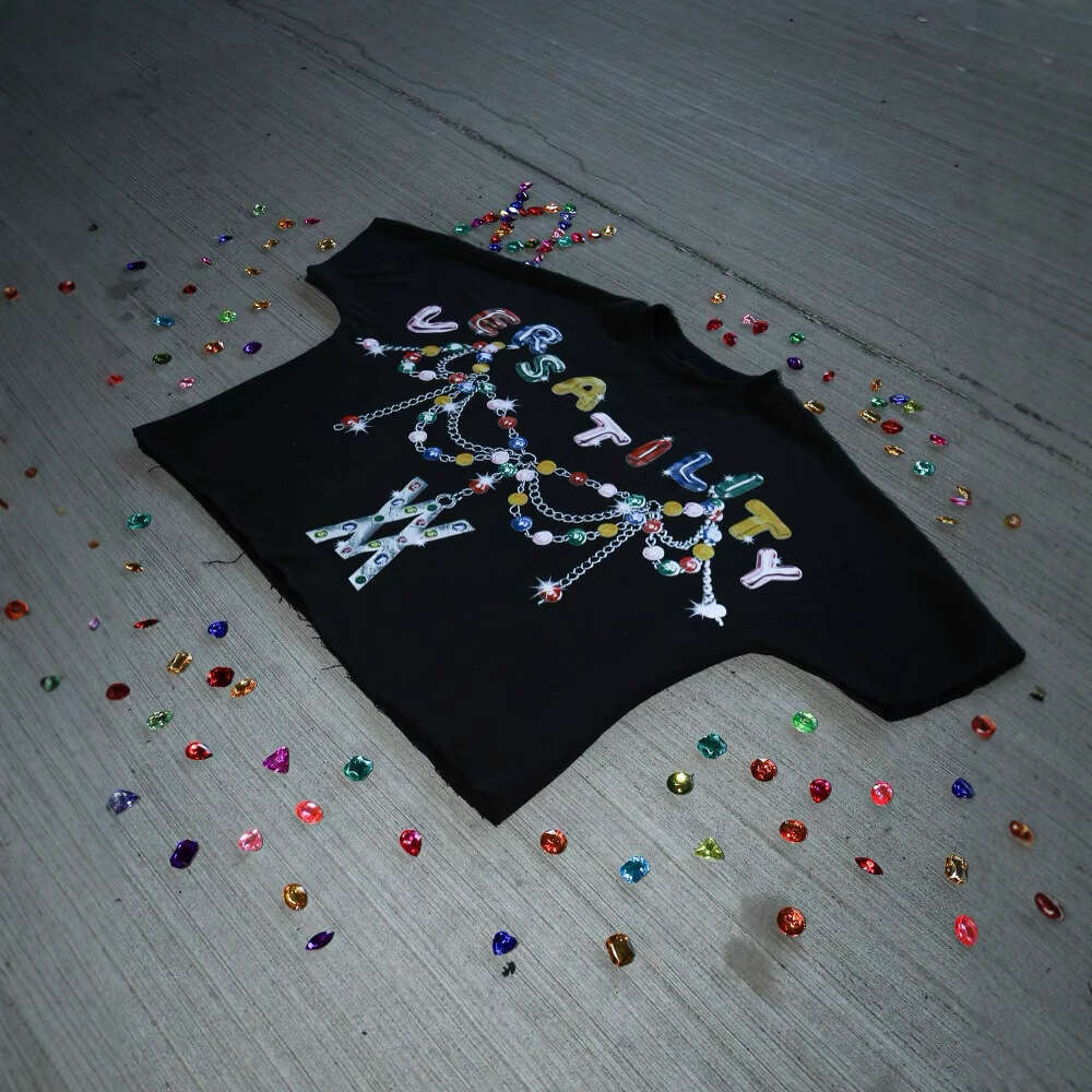 Streetwear Men's and Women's Spring Printed Cotton Loose Fashion T-shirt