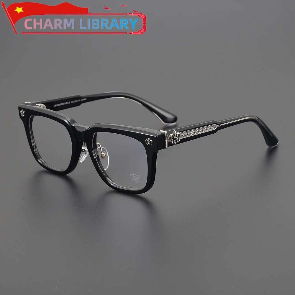 2024 Men Acetate Black Prescription Glasses Classic Retro Punk Style Personality Myc Computer Reading Eye Frame