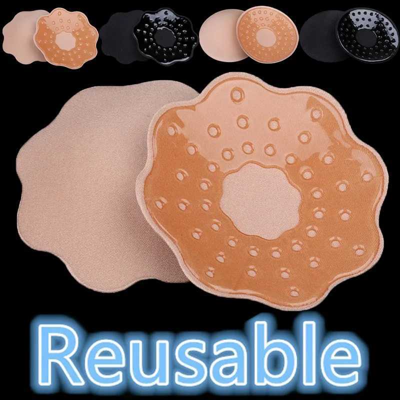 Reusable self-adhesive breast pads for women silicone strapless invisible bra pads latex stickersXJ250324