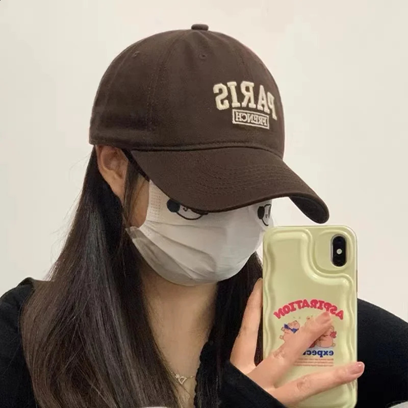 Fashion Simple Men Baseball Cap Spring Summer Letters Embroidered Caps Outdoor Travel Women Sun Protection Hat Driver Sunshade 250321