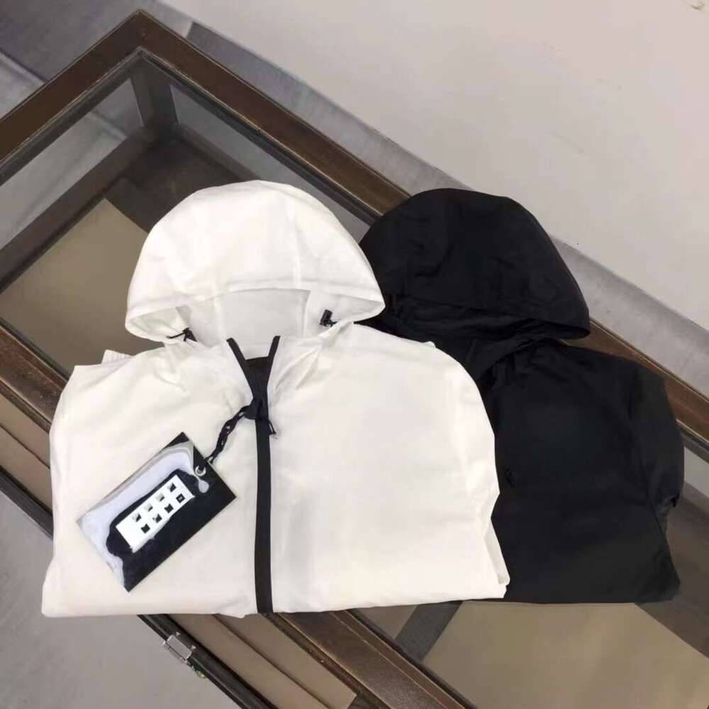 Spring Foreign Trade Standard Windbreaker Men's Casual Hooded Zipper Long Sleeved Jacket B5