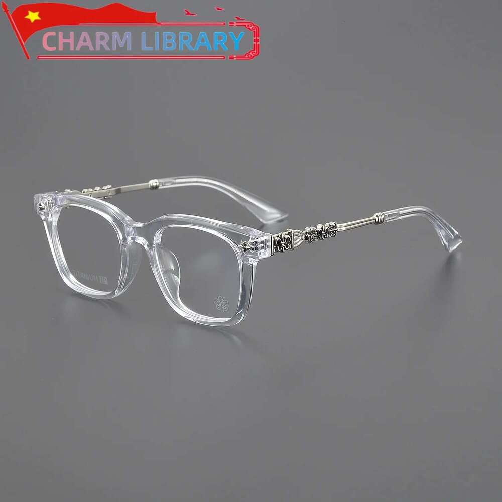 Eyeglass Frame For Women Reading Glasses Designer Brand Prescription Acetate Titanium Fashion Men Retro Optical Eyewear