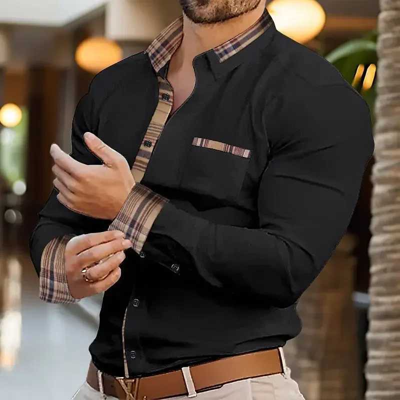 Mens shirt button down casual shirt pink long sleeved colorful folding daily resort clothing fashionable casual comfortable X250324