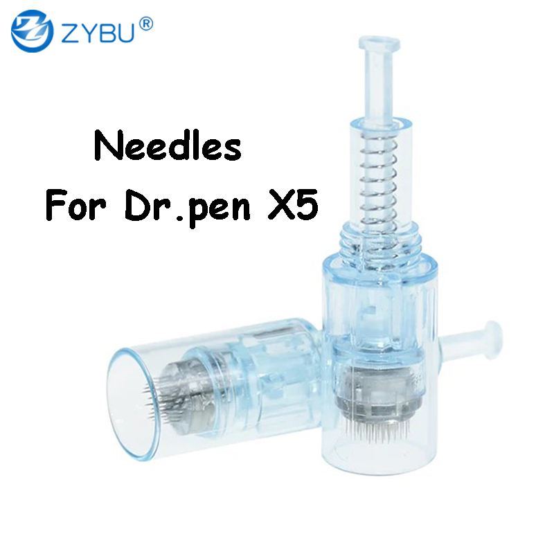 50pcs Dr.pen X5 Cartridges Needle Derma Pen Face MTS Microneedling Mesotherapy Replacement Micro Needles 9 12 24 36 42pins Nano Round 3D 5D