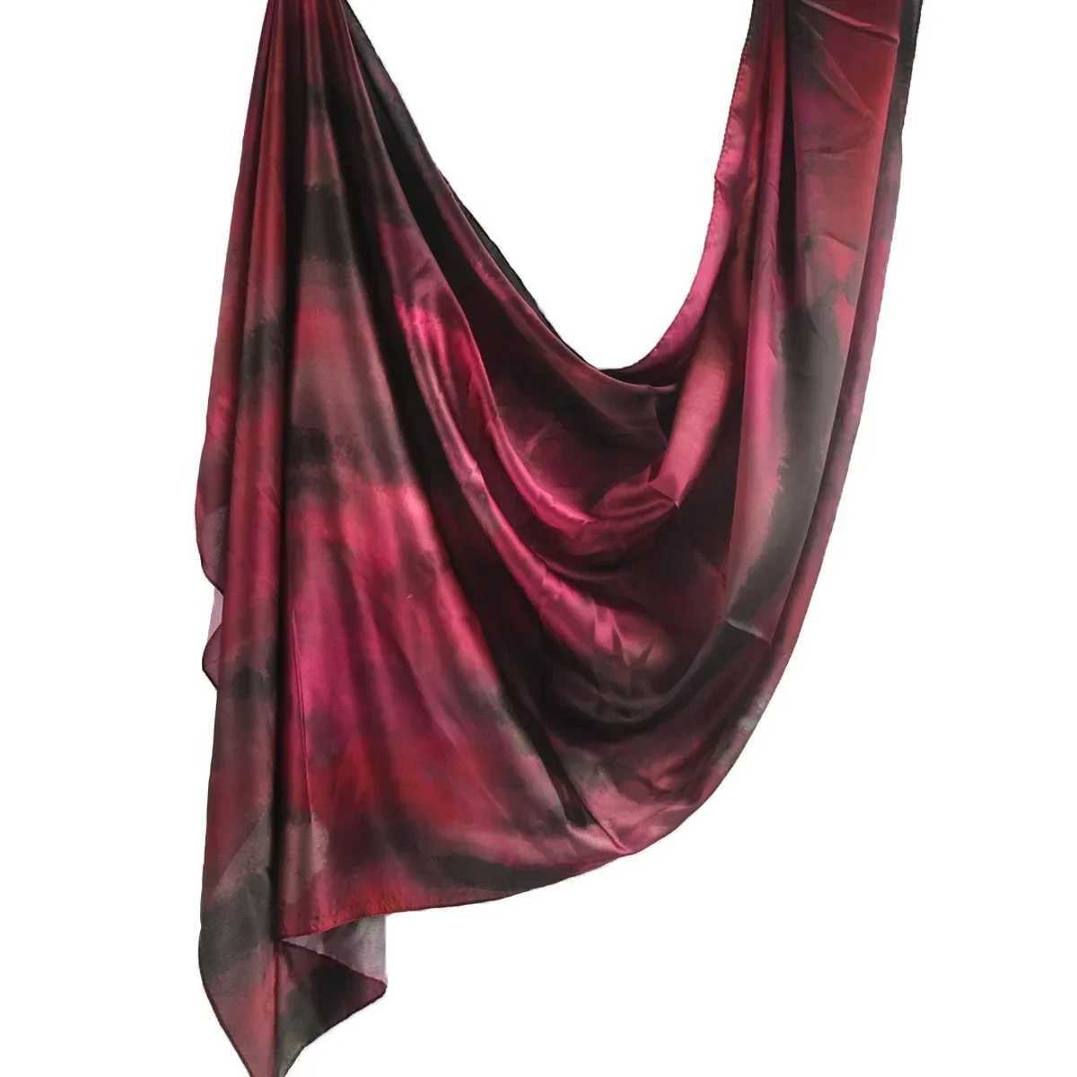 New design hot S printing headscarf chiffon silk satin Muslim high-quality bre marble watermark shawl headscarf X250324