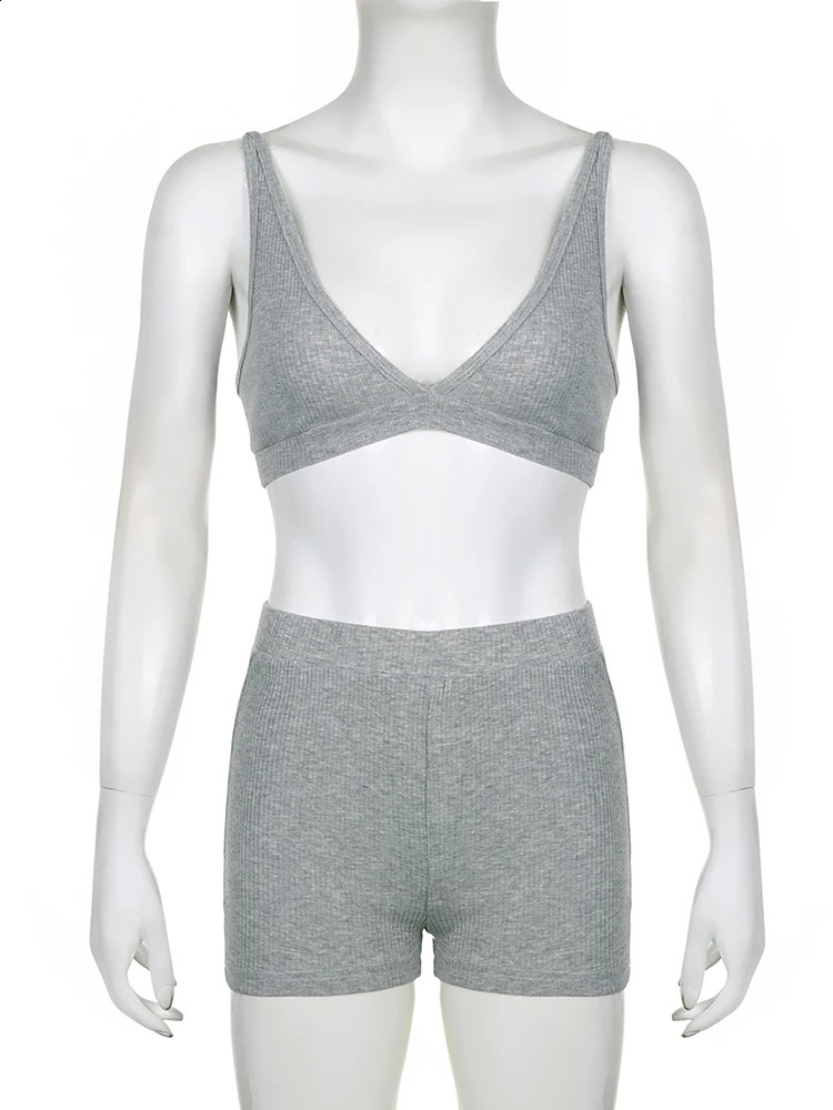 Rockmore 3 Piece Set Crop Vest Hoodie Tracksuit Women Casual Sweatshirt Coat and Mini Short Matching Set Sportswear 3 PCS Outfit 250322