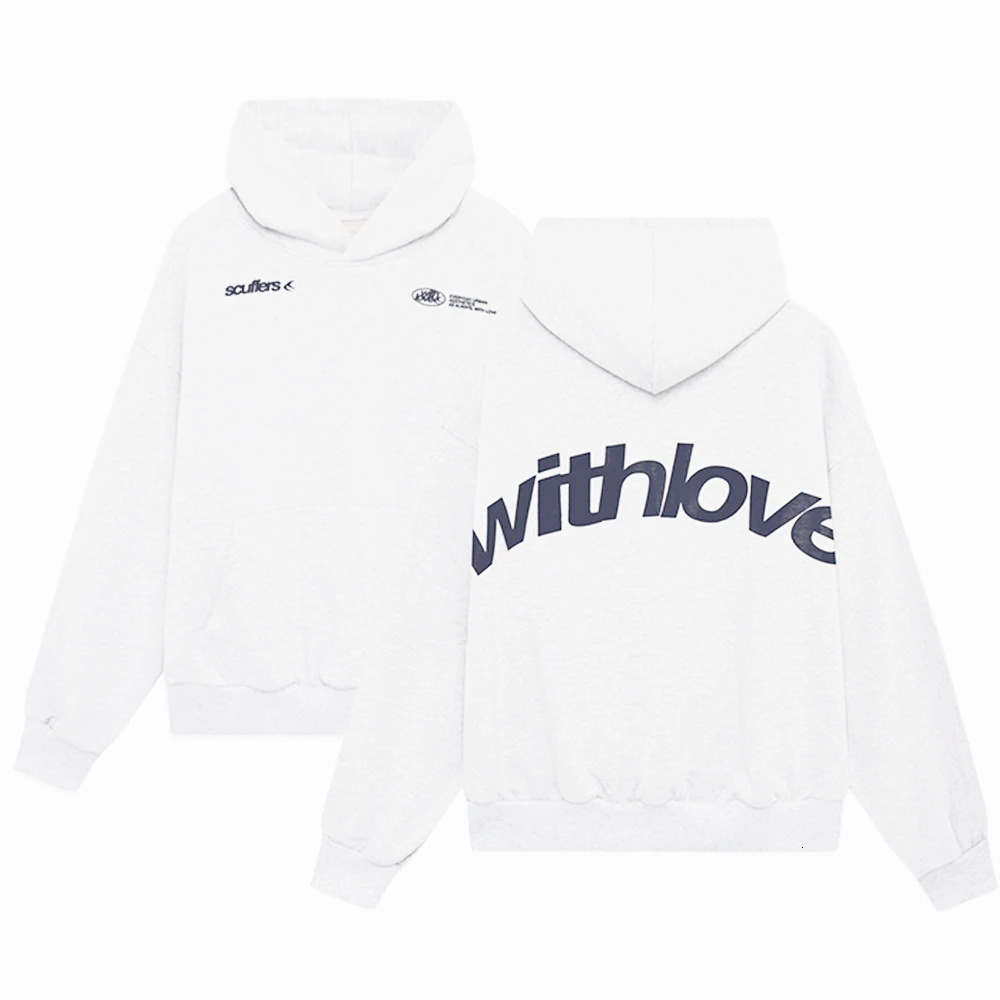 2024 High Quality Hoodie Withlove Couple Tokyo el Printed Womens Pullover Kaulitz Fashion Sportswear 250318