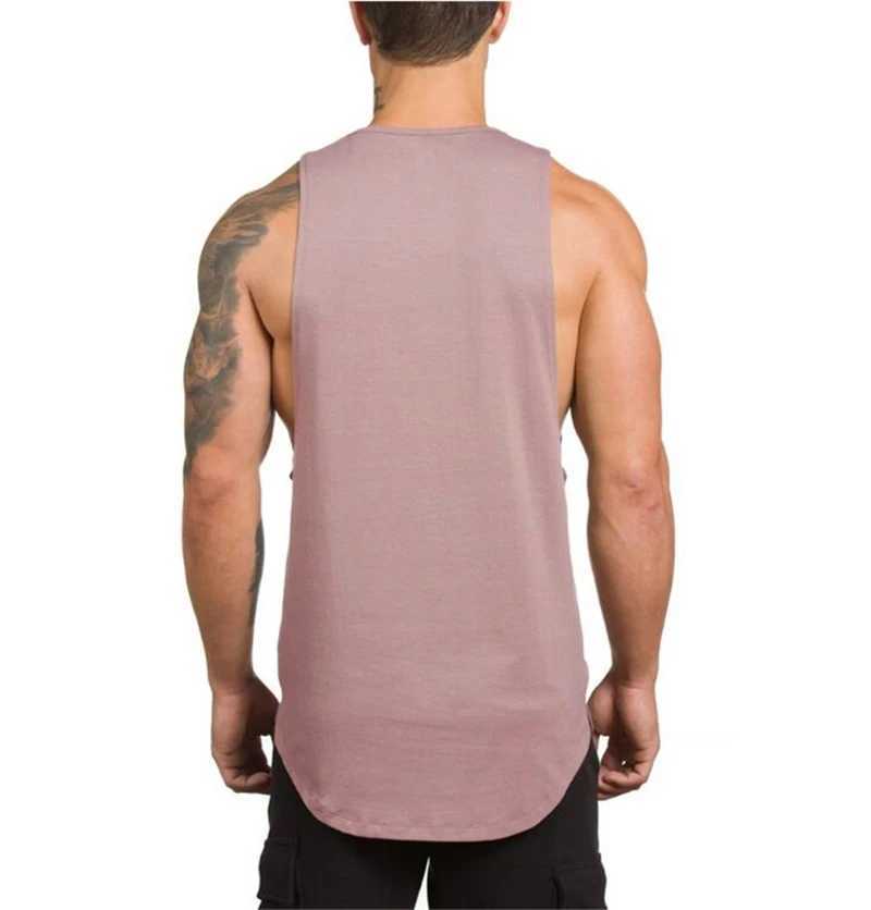 Muscleguys brand clothing fitness shirts mens vests top of the line exercise vests Stringer vests cotton sportswear underwear X250324