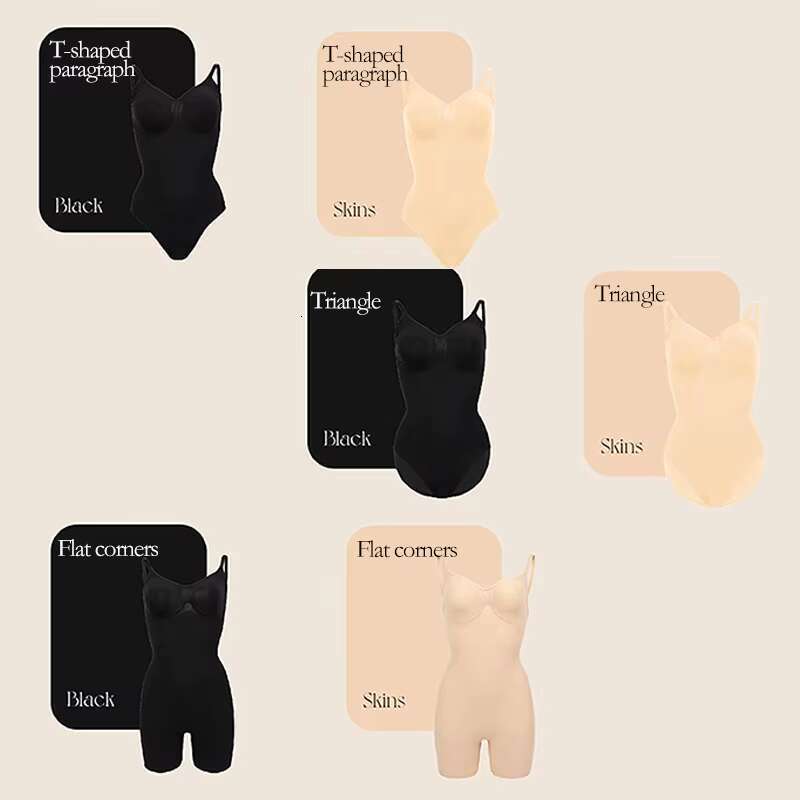 Sexy Collection Breathable Lightweight Body Plus Size Seamless Bodysuit Tummy Short Thin Shapewear Corset