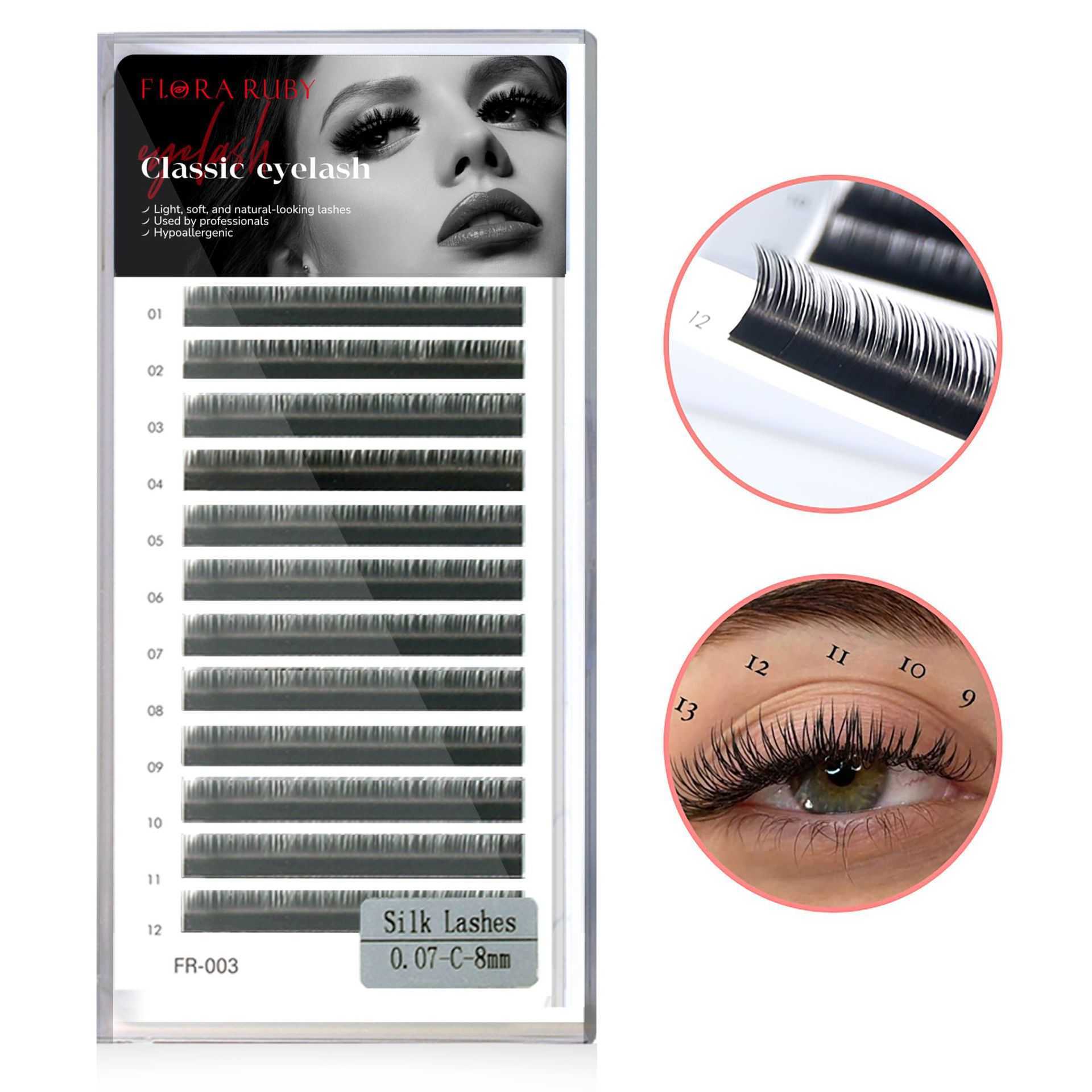 Fake eyelashes for women natural single cluster whole set grafting lazy sunflower slim and long eyelashes W250324