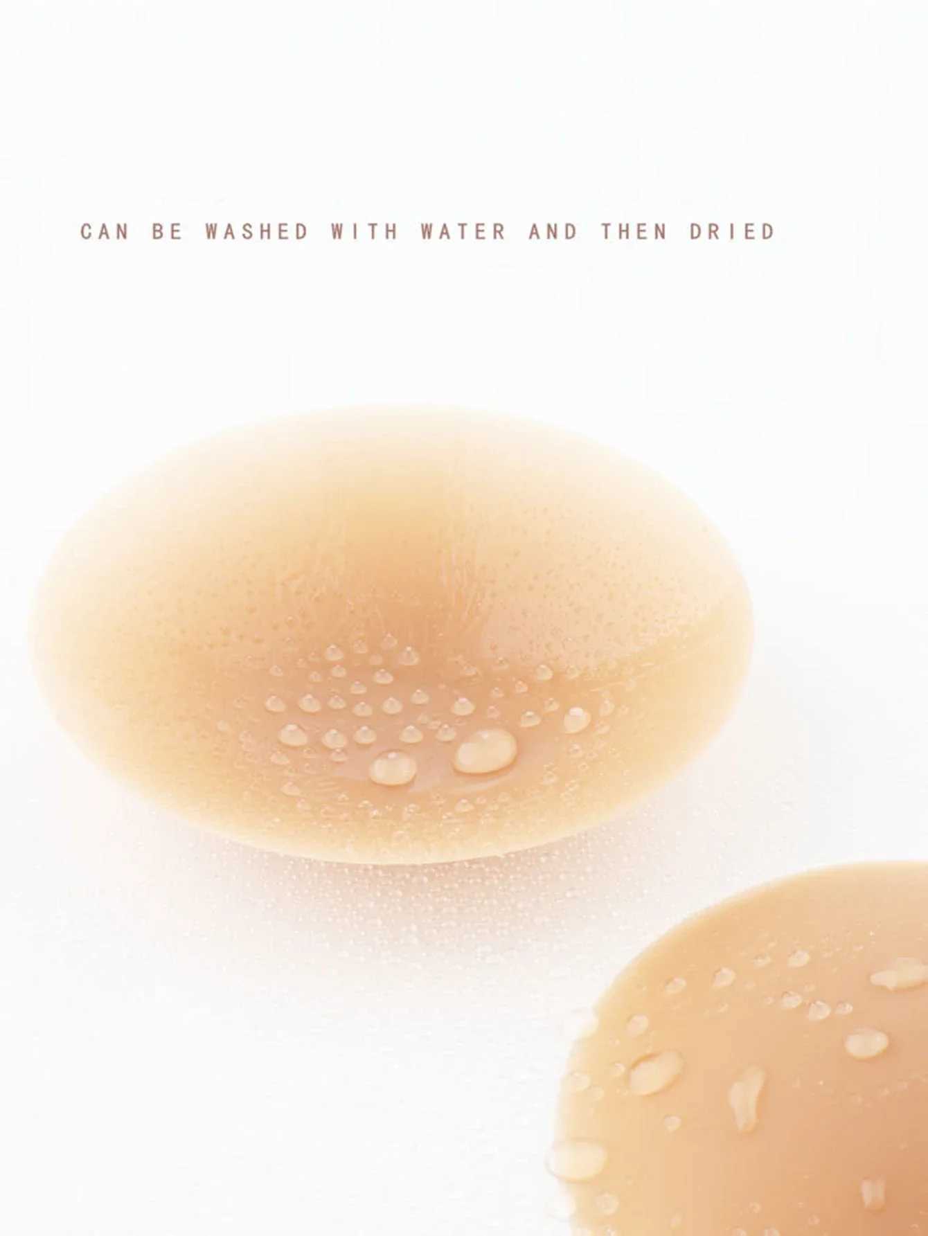 1 pair of reusable silicone soft pad covers self-adhesive breast latex pad stickers accessories for womens elevatorsXJ250324