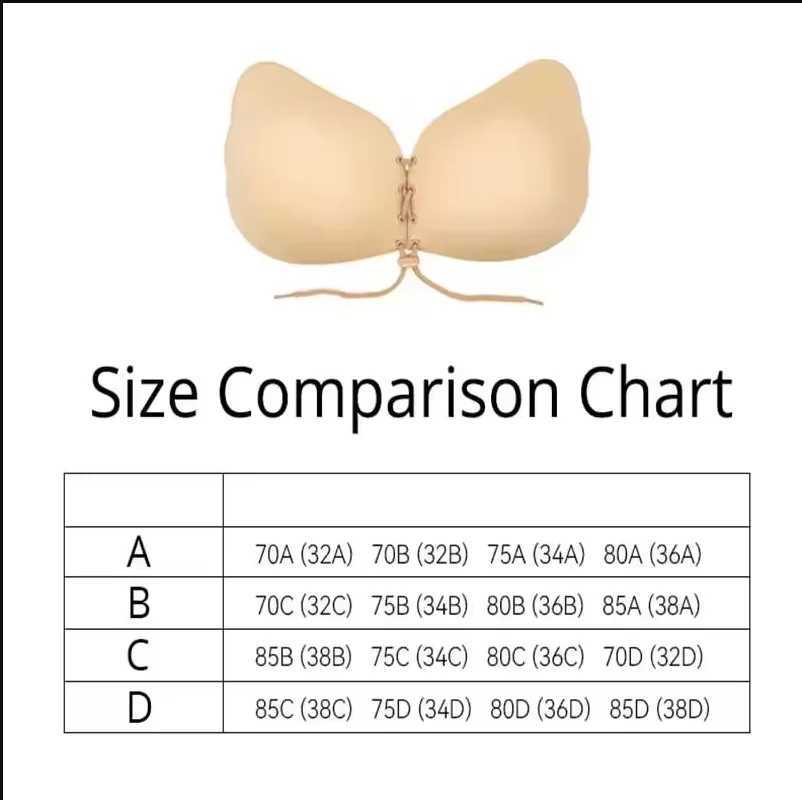 Adhesive strapless womens strapless bra push up adhesive invisible lifting braXJ250324