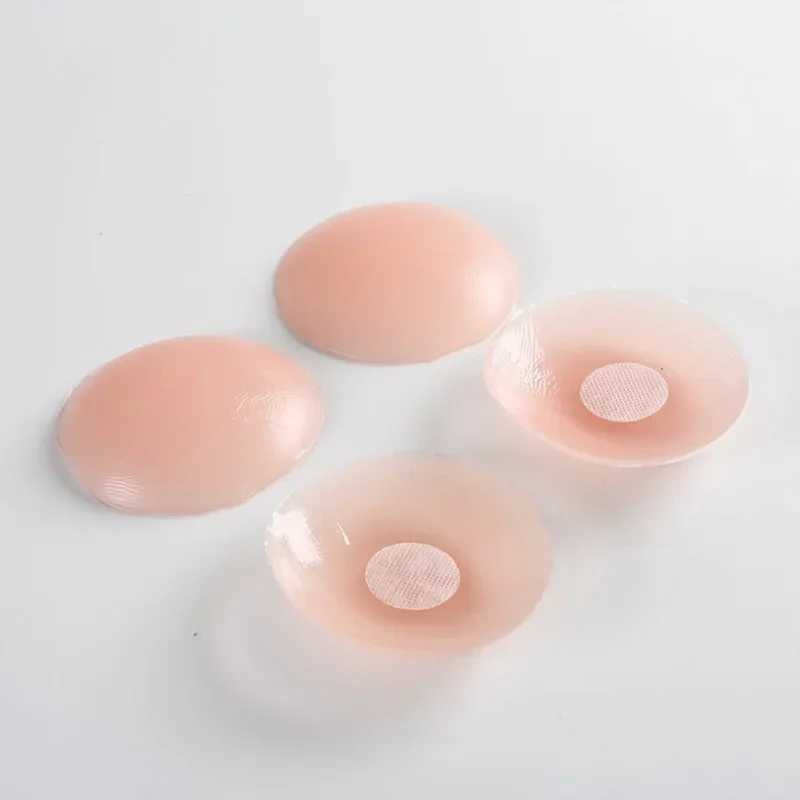 1 pair of silicone Nipple covers reusable lift invisible stickers bra filling stickers breast tape female breast stickersXJ250324