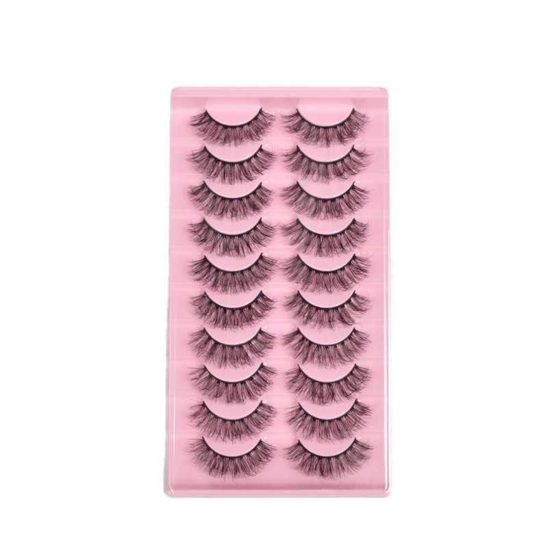 3D explosive fur imitation mink false eyelashes naturally messy exaggerated thick false eyelashes W250324