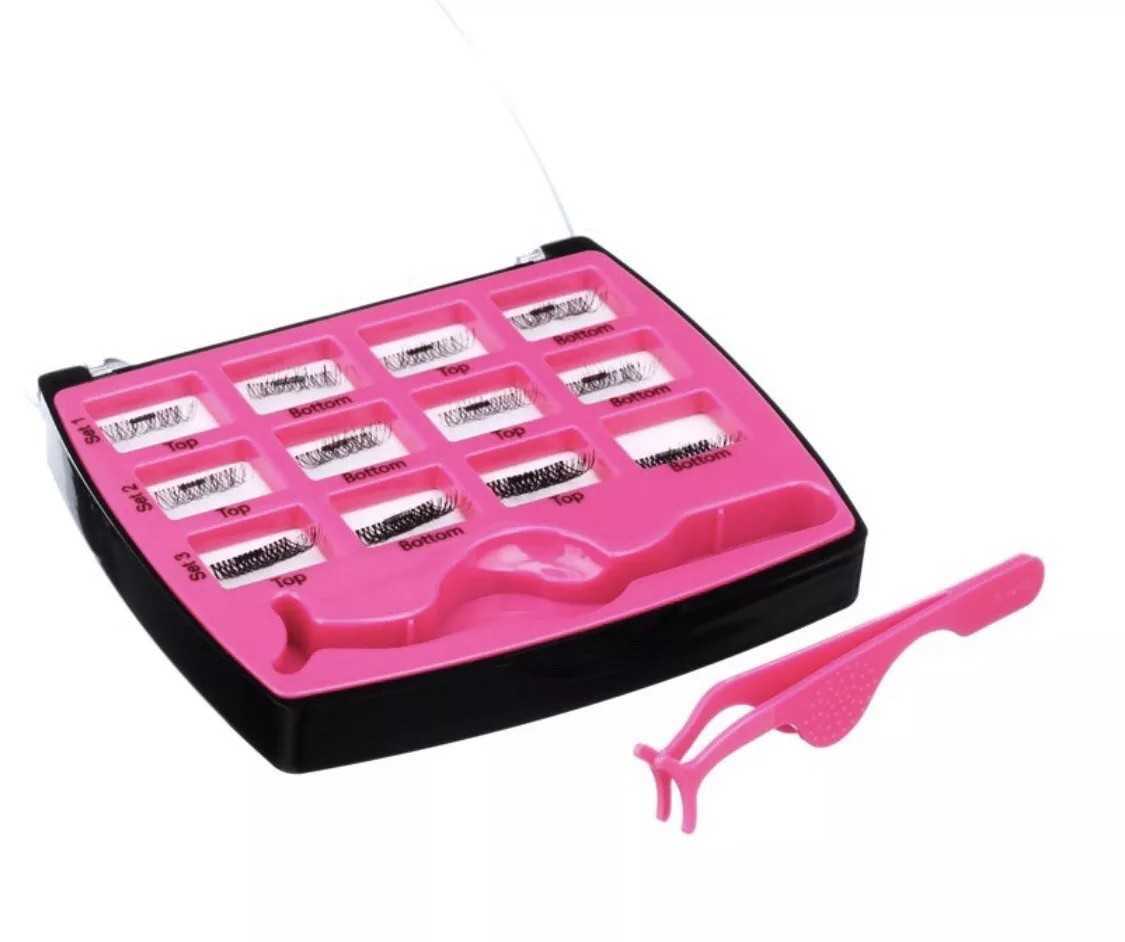 Magnetic suction false eyelashes segmented false eyelashes Qingdao flat false eyelashes magnetic suction eyelashes W250324
