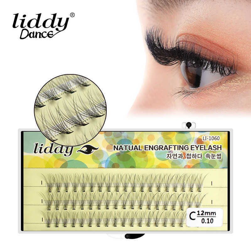 Natural Thick Grafted Eyelashes 10 per plant Planting Eyelashes Blooming in One Second False Eyelash Imitation Mink Fleece W250324