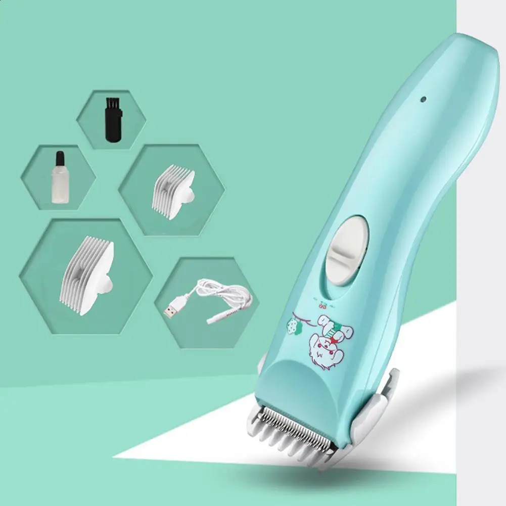 born Baby Hair Clipper Children Hair Clippers Electric Quiet Trimmer Kids Silent Cutting Machine Infant Women Pet Hair Shaver 250303