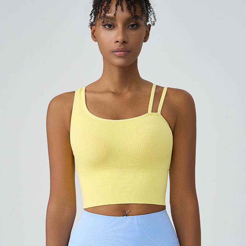 2025 New Outdoor Sports Bra Integrated Leisure Vest Designer Training Fitness Party Top Beach Women's Sports Vest