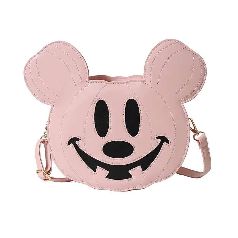 Creative Shoulder Personalized Niche Halloween Pumpkin Funny Women's PU Crossbody Cartoon Bag