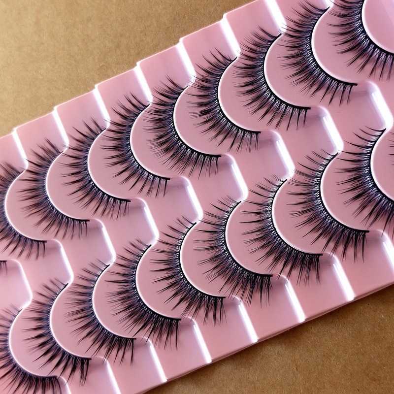 035 Great Devil Thick False Eyelash Hard Meme Cross Barbie Big Eyes Sharp Tail Exaggerated Eyelash Curling W250324