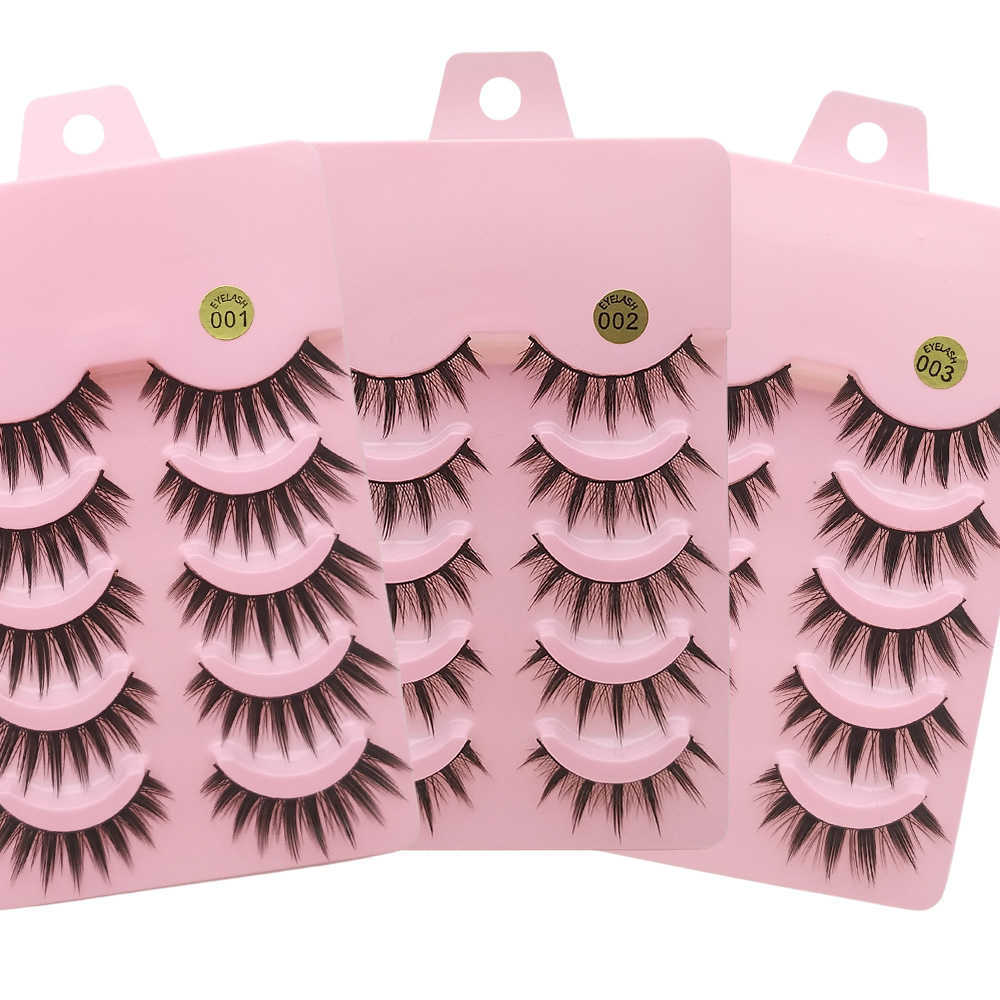 Comic Eye COS Thick Devil False Eyelash Fairy Hairy Girl Natural Simulation Thick Curly Hard Stem Eyelash W250324