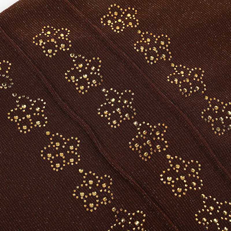 Summer Diamonds Turban Caps for Wen Elastic Wrap Bonnet Muslim Headbands Turban Fem Scarf Hats Chemo Wear X250324