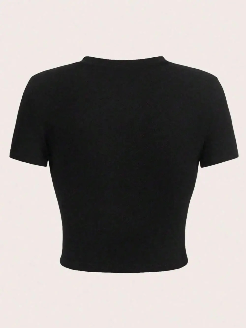 Fresh Strawberry American Retro Creative Printed Crop Top Y2K Summer Womens Tshirt Elastic Soft Comfortable Dress 250324