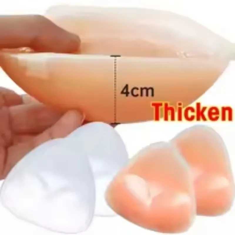 2 silicone bra inserts breast pads adhesive push ups womens bra cups thick Nipple covers patch bikini inserts swimsuit giftsXJ250324