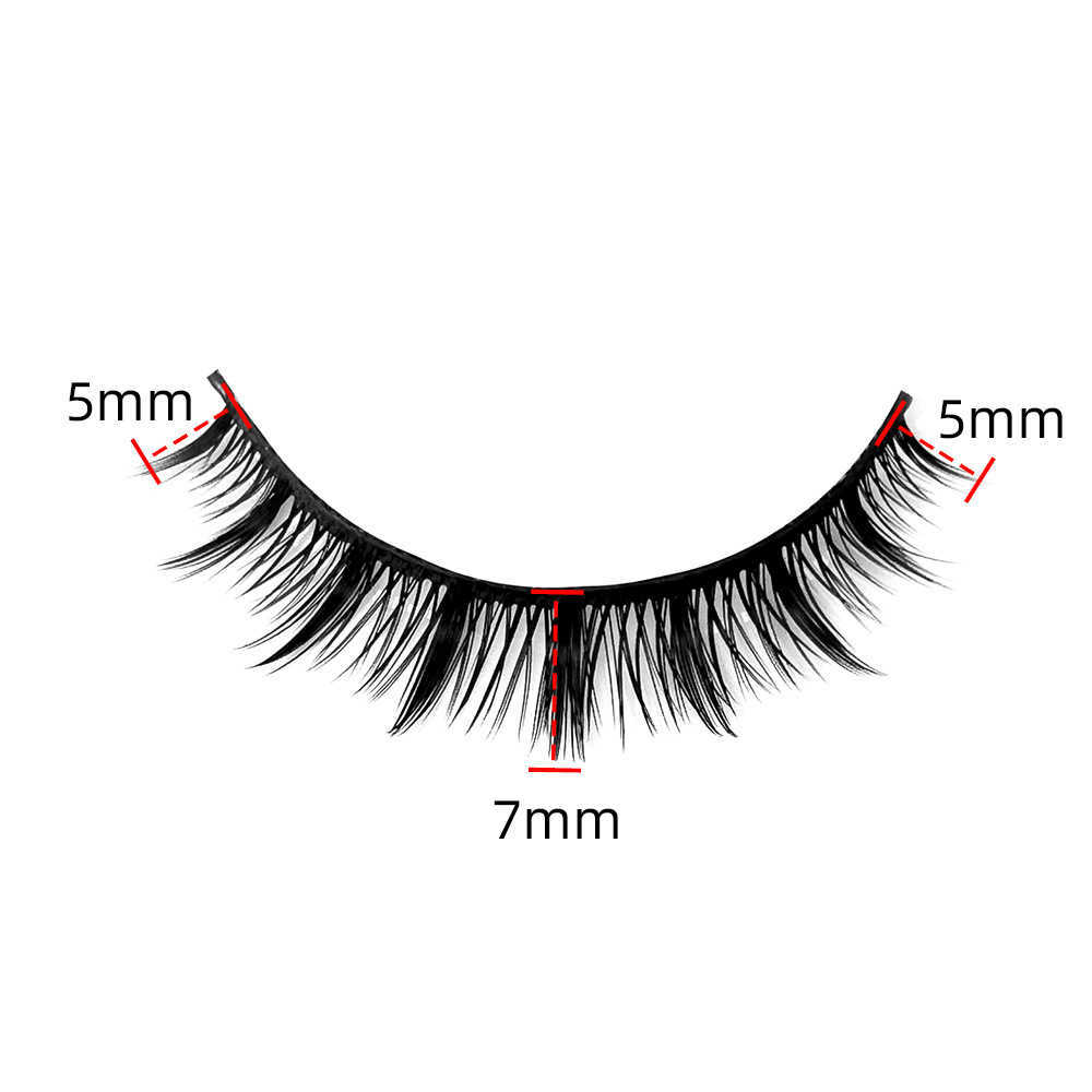Tianxi Hard Meme False Eyelash Full Male Female Ultra Short Natural Simulation Hard Meme Can Support Single Eyelid Swelling Eye Bubbles 10 pairs W2503