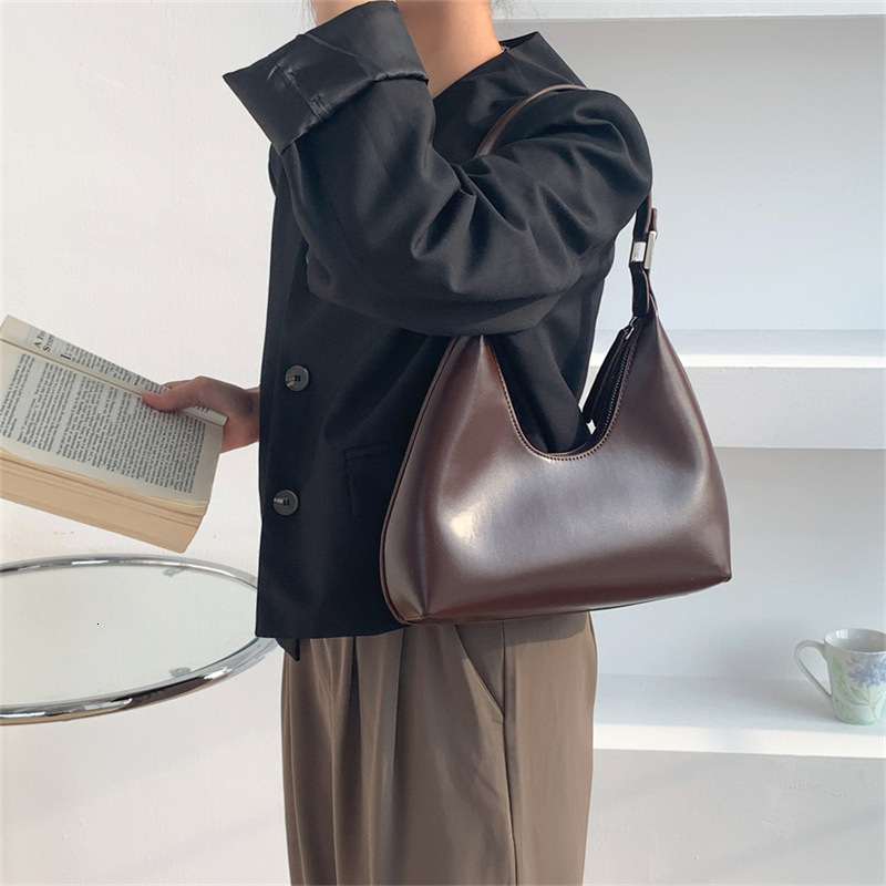 New Underarm Bag Niche Design Retro Korean Version Handbag Female Senior Temperament All Commuter Shoulder Bag for Women