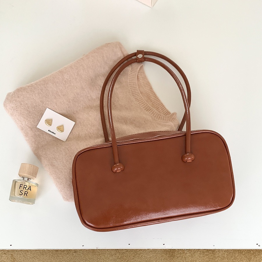 Simple Small Square Bag Portable 2024 Korean Version Of The New Shoulder Bag Large Capacity Female Simple Small Wind Armpit Bag for Women