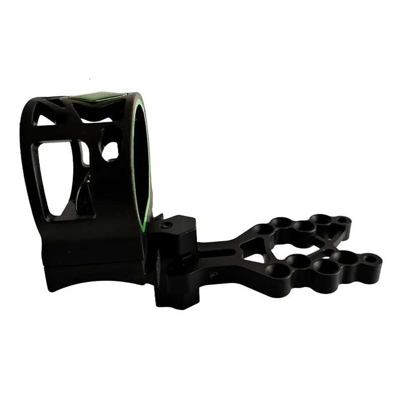 Trophy Ridge Volt Pin Archery Bow Ambidextrous - 5 Ultra-Bright Horizontal .019 Fiber Optic Pins, Bubble Level, Green Hood Accent for Quicker Sight Ac