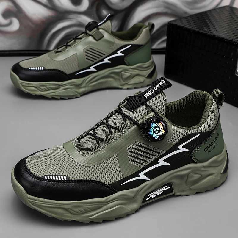 Mens breathable casual sports shoes four season new soft soled rotating shoes outdoor running shoes student sports shoesXJ250324