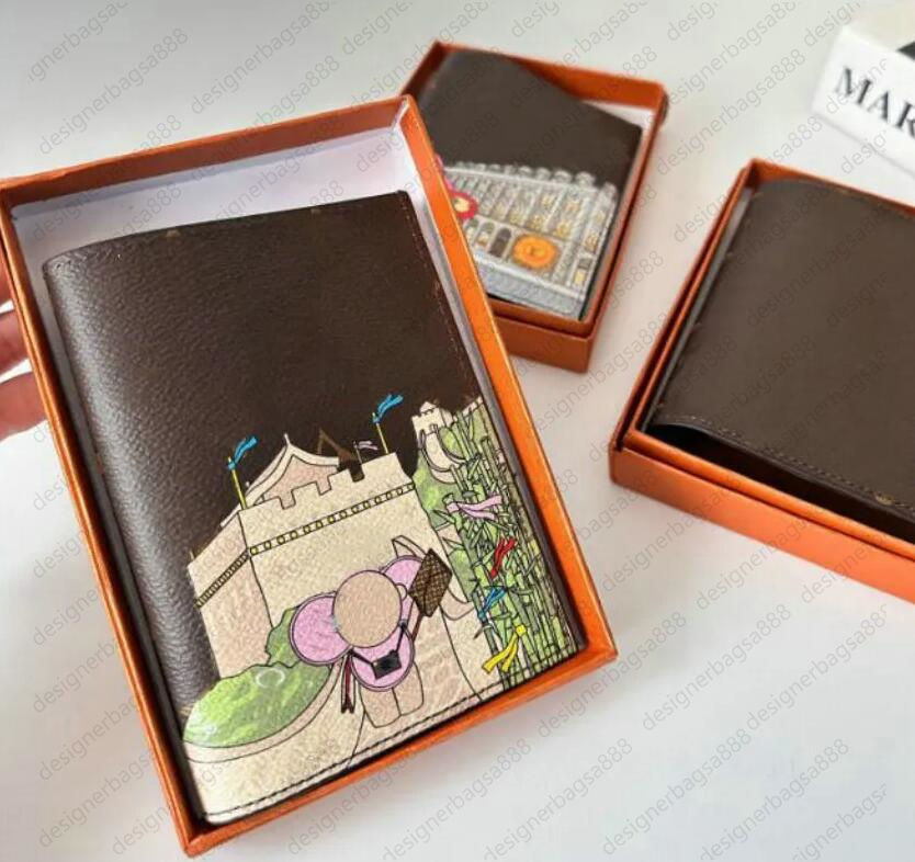 Wallet Women: 7A Multiple Card Holder, Credit Wallet, Black Fashion Passport Cover, ID Business Mini Coin Purse Designer Case with Box