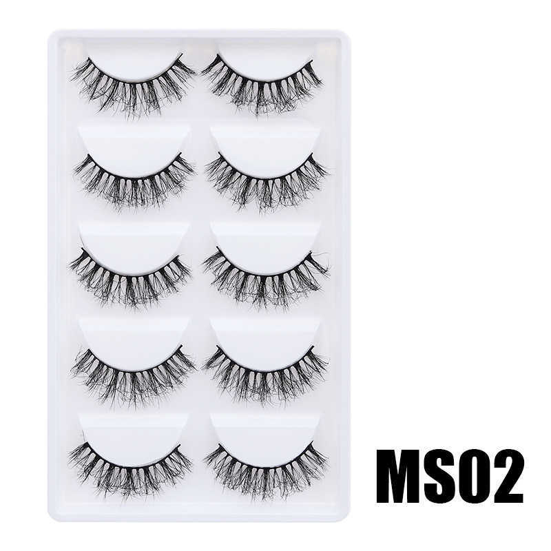 DINGSEN False Eyelash Stable Fury Fluffy Eyelash Thick Curly Eyelash W250324