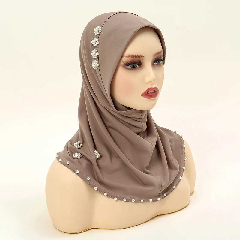 Neck mask underwear headscarf bead Muslim ribbon womens headscarf headscarf X250324