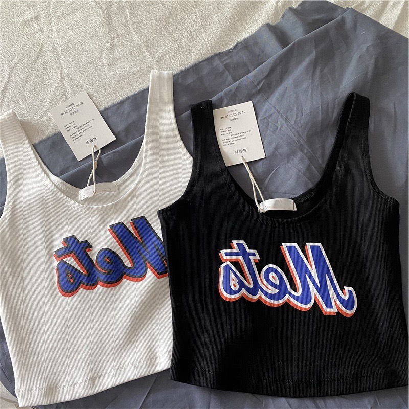 Summer 2025 Black Short Vest For Women, Paired With Sleeveless Spicy Girls' Top, Beach Sexy Tight Sports As The Foundation For Outdoor Wear