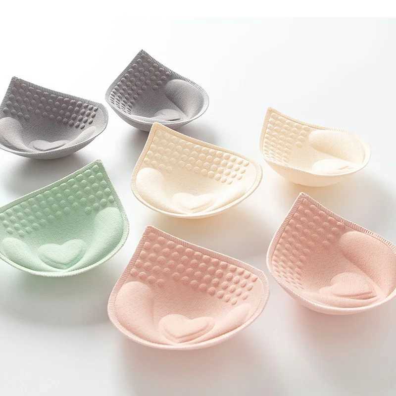 Bikini bra pads chest coasters womens shirt inserts accessories reusable bra inserts droplet shaped breast underwearXJ250324