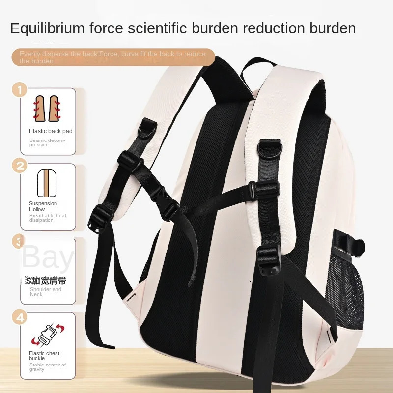 Fashion rens School Backpack Travel Rucksack Teen Girls High Grades 4-9 250321
