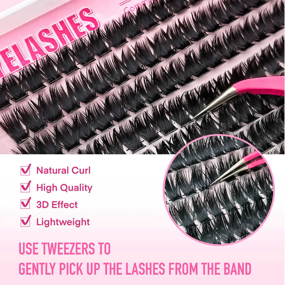 80D Thick and Fluffy Cat Eye False Eyelash Beauty Special Thick Grafted False Eyelash Curl W250324