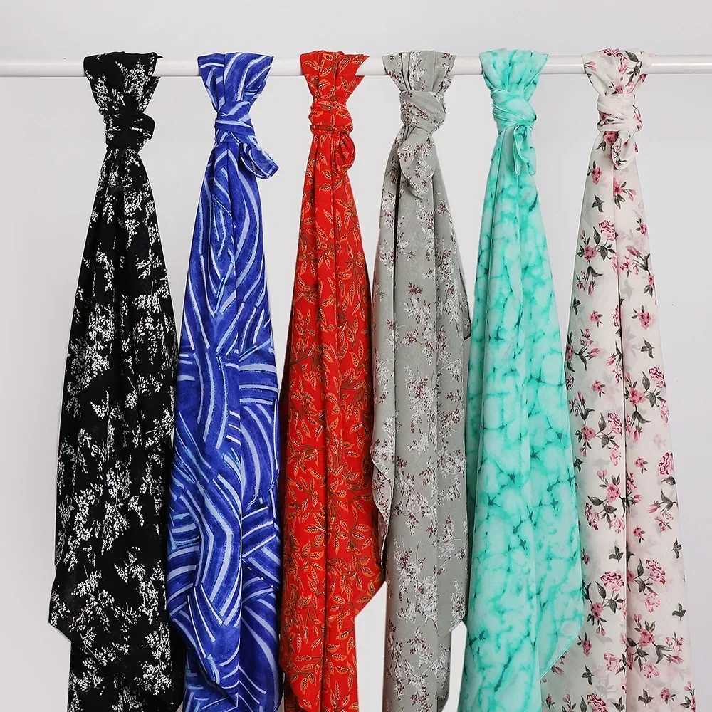 Printed floral headscarves Muslim headscarves large-sized shawls Muslim headscarves headscarves X250324